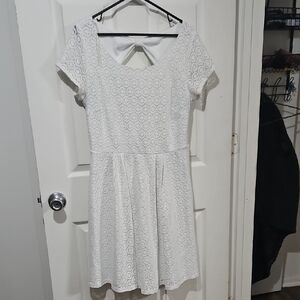 Maurices White Lace Mini Dress‎ Size 0